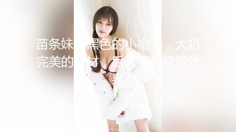 苗条妹子黑色的小裙子，大奶完美的身材，后入很有视觉效果