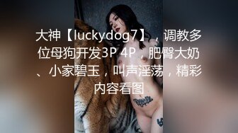 大神【luckydog7】，调教多位母狗开发3P 4P，肥臀大奶、小家碧玉，叫声淫荡，精彩内容看图